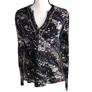 The North Face Floral Henley Long Sleeve